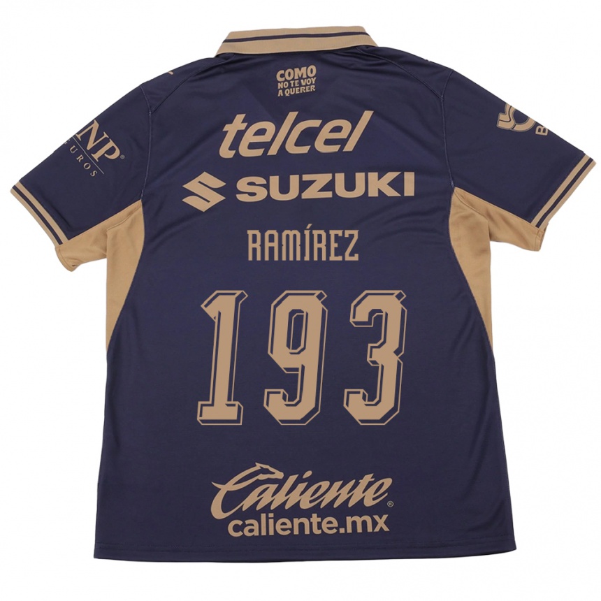 גברים כדורגל Dennis Ramírez #193 סגול חום ג'רזי ביתית 2026/27