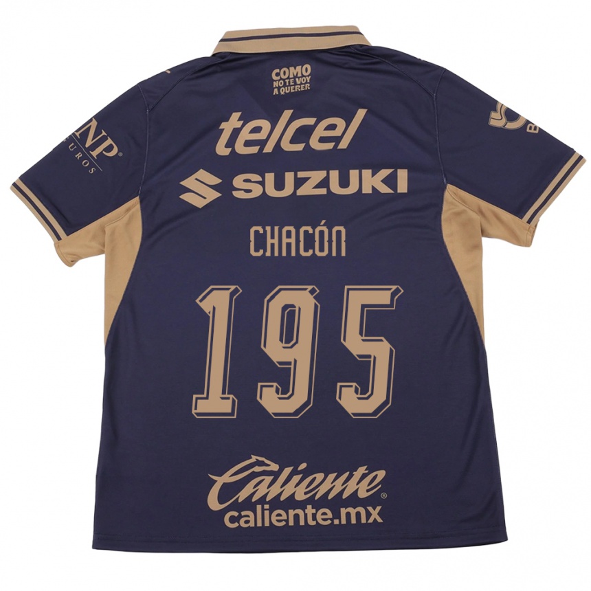 גברים כדורגל Eduardo Chacón #195 סגול חום ג'רזי ביתית 2026/27
