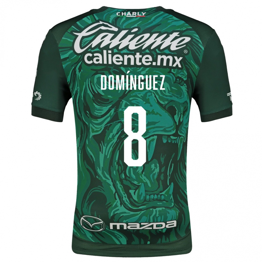 גברים כדורגל Juan Domínguez #8 ירוק שחור ג'רזי ביתית 2026/27 גברים כדורגל Juan Domínguez #8 ירוק שחור ג'רזי ביתית 2026/27