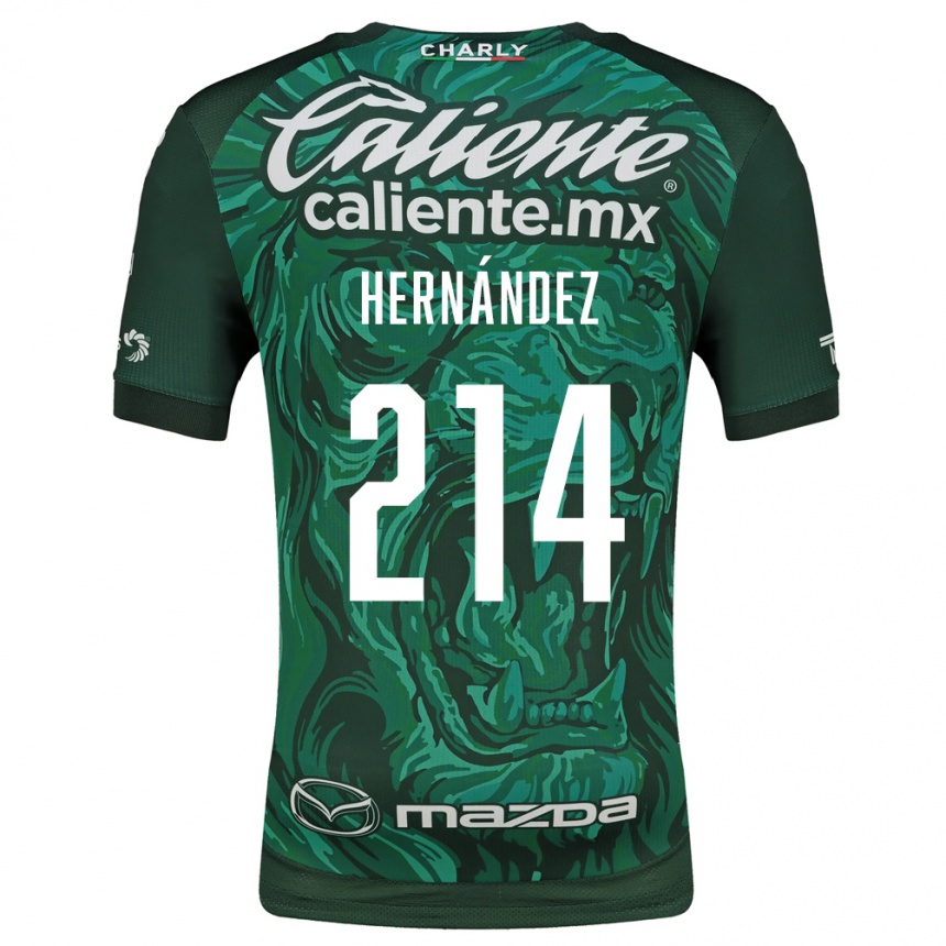 גברים כדורגל Iván Hernández #214 ירוק שחור ג'רזי ביתית 2026/27