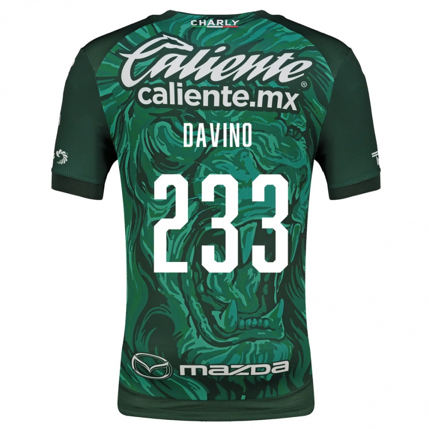 גברים כדורגל Gianfranco Davino #233 ירוק שחור ג'רזי ביתית 2026/27