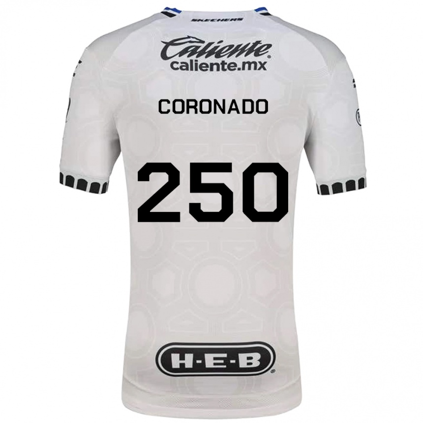 גברים כדורגל Maximiliano Coronado #250 לבן שחור כחול ג'רזי ביתית 2026/27