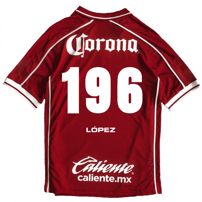 גברים כדורגל Ethan López #196 לבן אדום ג'רזי ביתית 2026/27 גברים כדורגל Ethan López #196 לבן אדום ג'רזי ביתית 2026/27