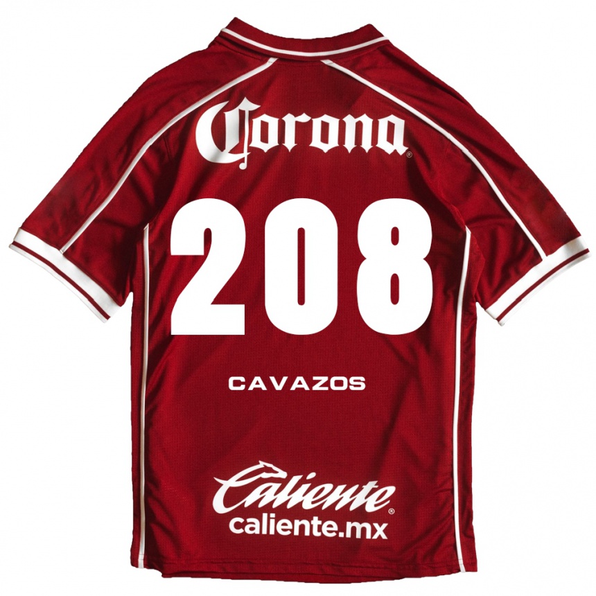 גברים כדורגל Raymundo Cavazos #208 לבן אדום ג'רזי ביתית 2026/27
