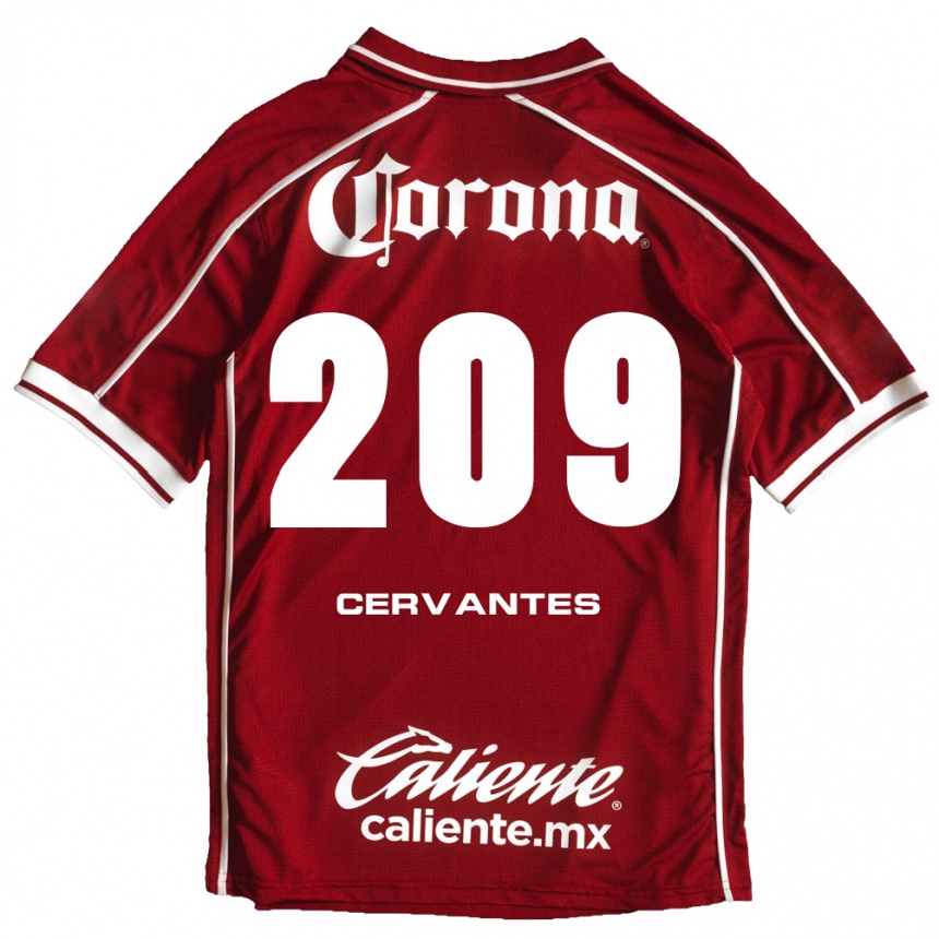 גברים כדורגל Axel Cervantes #209 לבן אדום ג'רזי ביתית 2026/27 גברים כדורגל Axel Cervantes #209 לבן אדום ג'רזי ביתית 2026/27