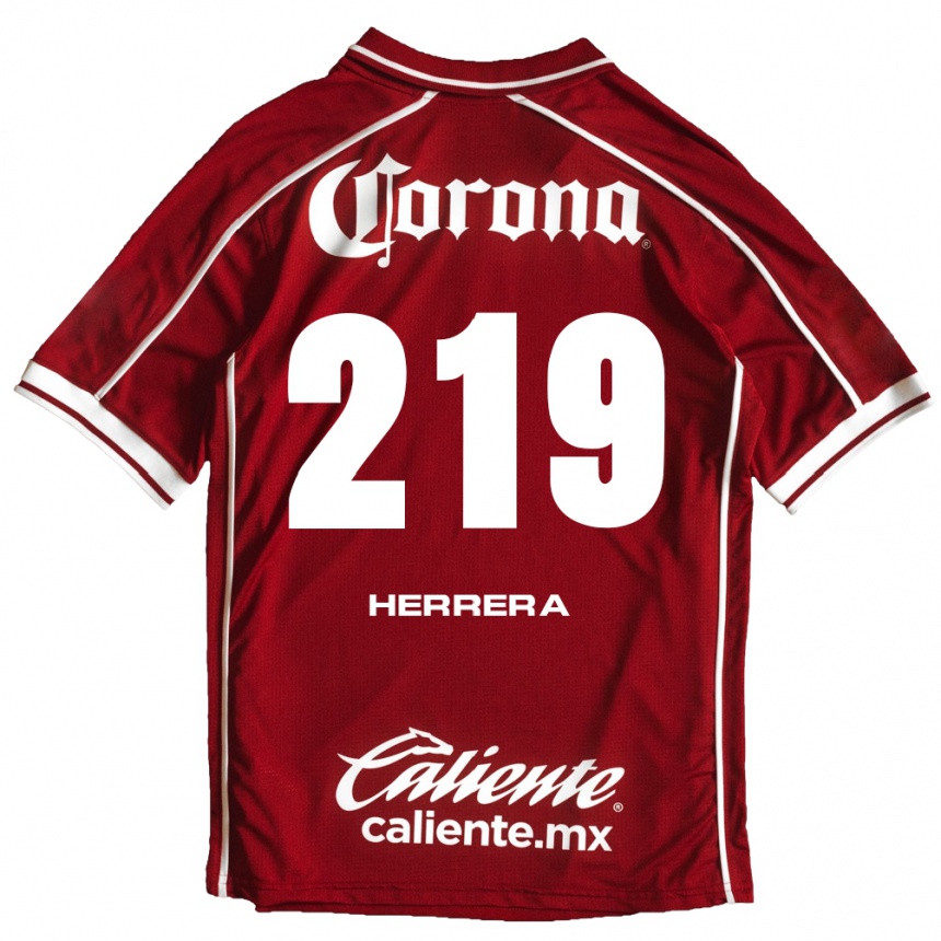 גברים כדורגל Emilio Herrera #219 לבן אדום ג'רזי ביתית 2026/27