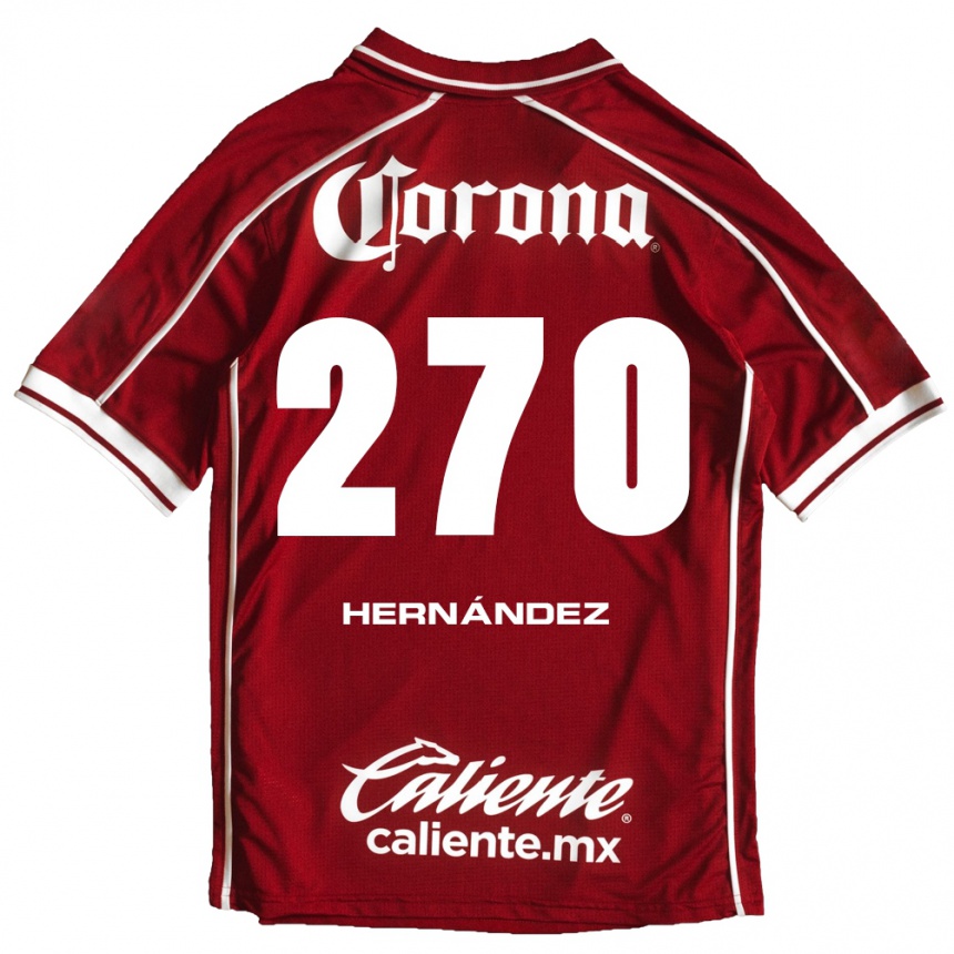 גברים כדורגל Alberto Hernández #270 לבן אדום ג'רזי ביתית 2026/27