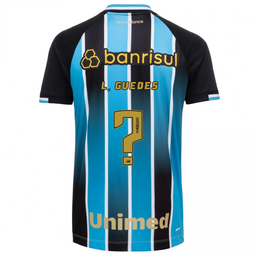 גברים כדורגל Luis Guedes #0 כחול חום שחור ג'רזי ביתית 2026/27
