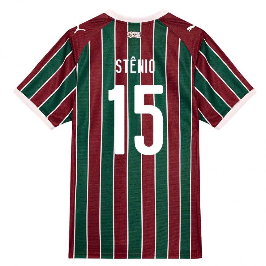 גברים כדורגל Stênio #15 ירוק בורדו לבן ג'רזי ביתית 2026/27