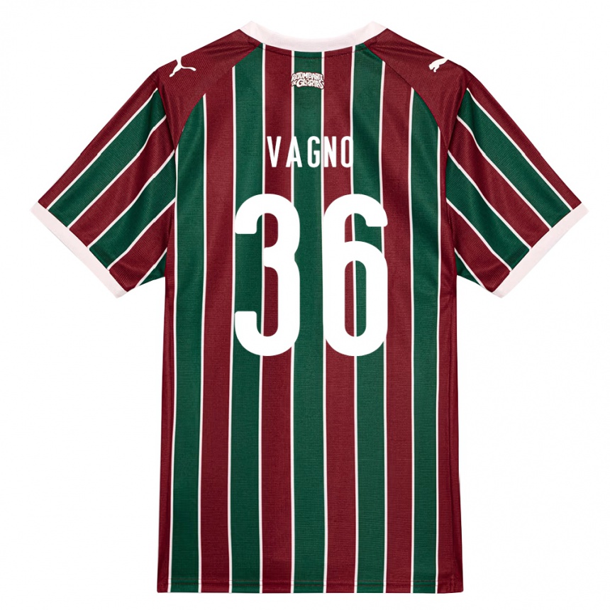 גברים כדורגל Vagno #36 ירוק בורדו לבן ג'רזי ביתית 2026/27 גברים כדורגל Vagno #36 ירוק בורדו לבן ג'רזי ביתית 2026/27