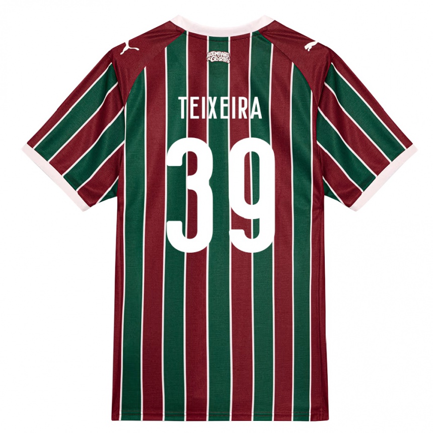 גברים כדורגל Gabriel Teixeira #39 ירוק בורדו לבן ג'רזי ביתית 2026/27