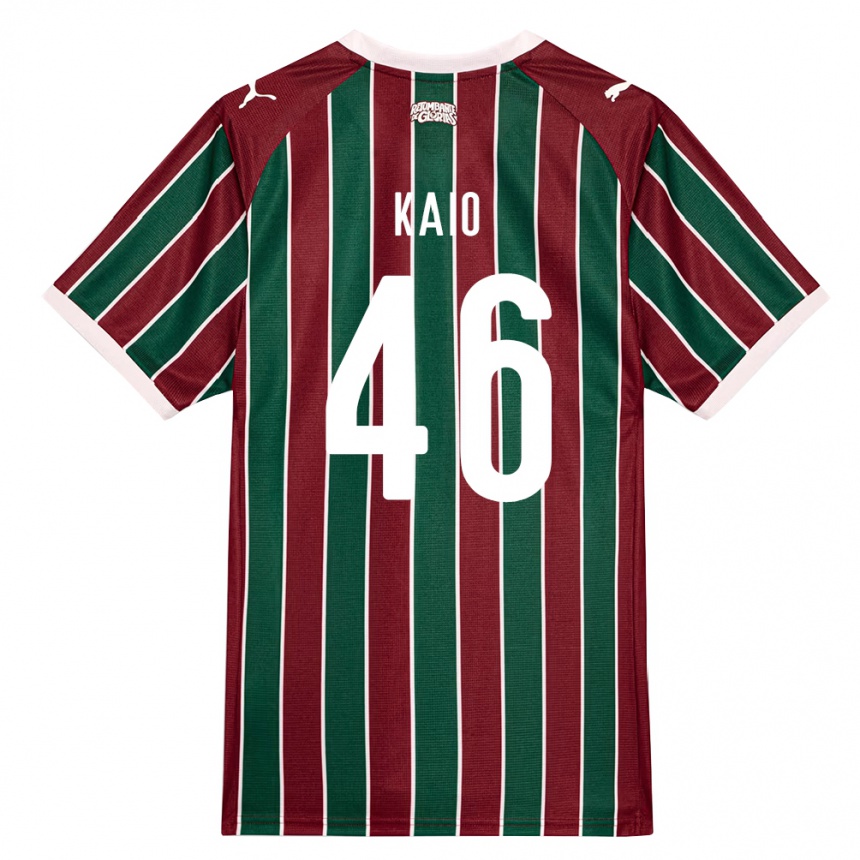 גברים כדורגל Kaio Borges Correa #46 ירוק בורדו לבן ג'רזי ביתית 2026/27