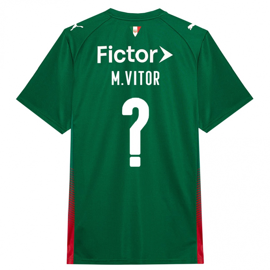גברים כדורגל Marcio Vitor #0 ירוק אדום לבן ג'רזי ביתית 2026/27 גברים כדורגל Marcio Vitor #0 ירוק אדום לבן ג'רזי ביתית 2026/27