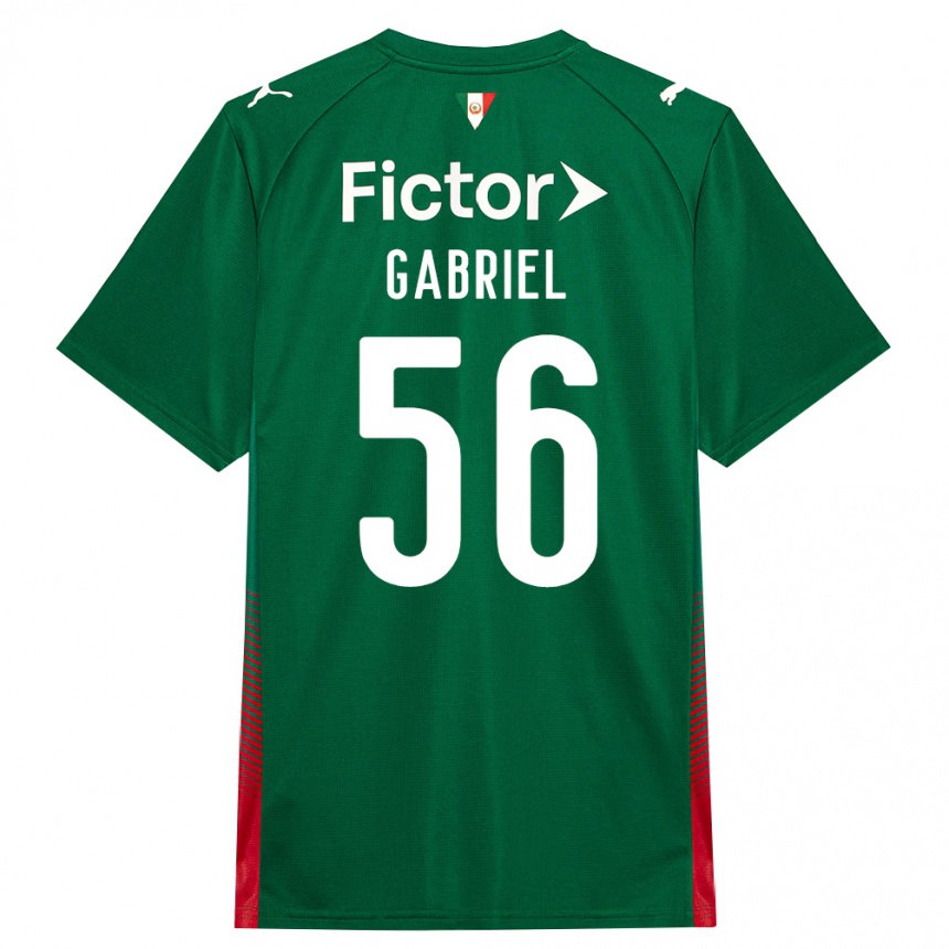 גברים כדורגל Arthur Gabriel #56 ירוק אדום לבן ג'רזי ביתית 2026/27