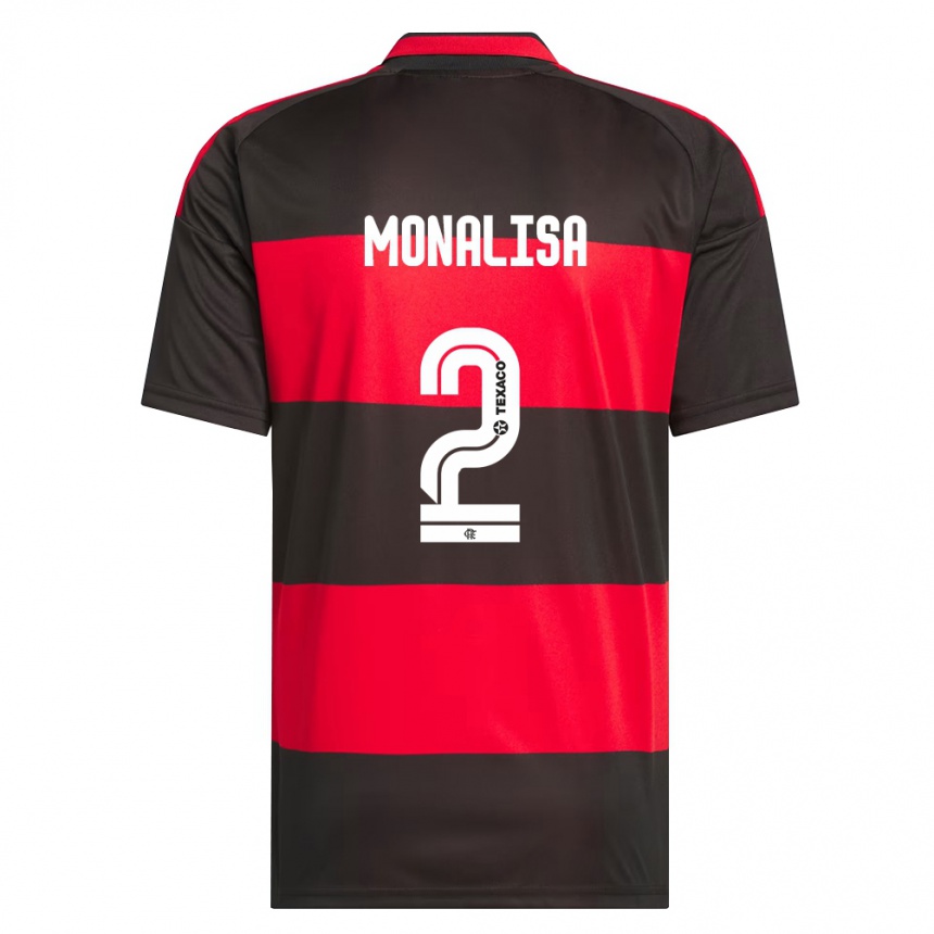גברים כדורגל Monalisa #2 אדום שחור לבן ג'רזי ביתית 2026/27