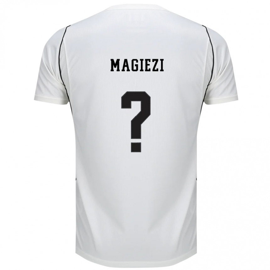 גברים כדורגל Magiezi #0 לבן שחור אדום ג'רזי ביתית 2026/27 גברים כדורגל Magiezi #0 לבן שחור אדום ג'רזי ביתית 2026/27