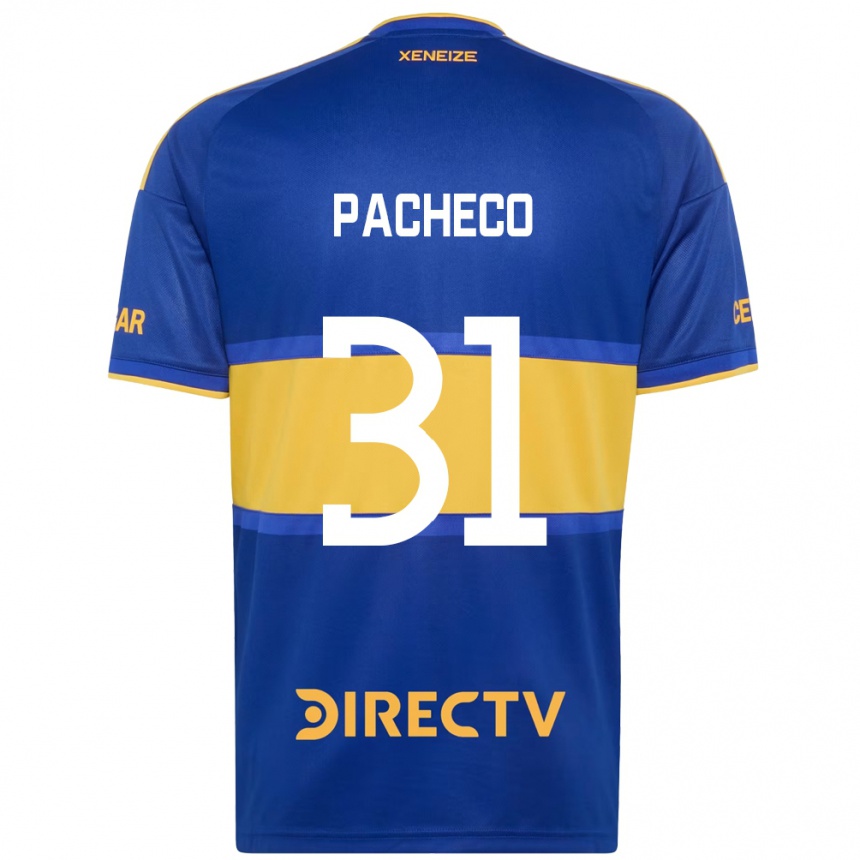 גברים כדורגל Costanza Pacheco #31 כחול מלכותי צהוב ג'רזי ביתית 2026/27 גברים כדורגל Costanza Pacheco #31 כחול מלכותי צהוב ג'רזי ביתית 2026/27