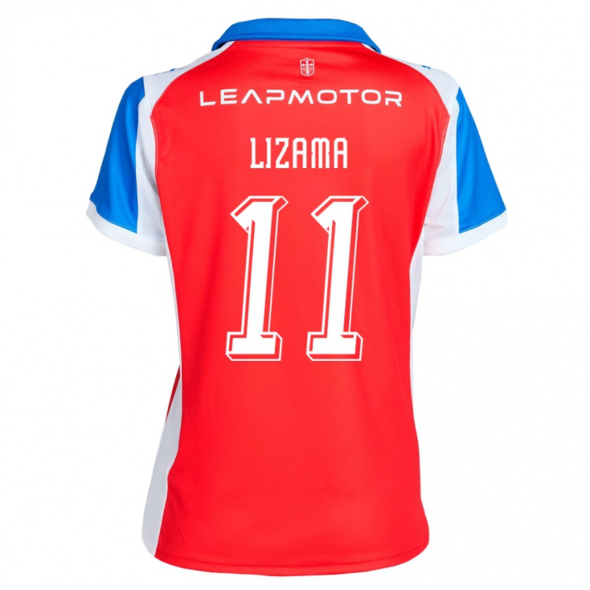 גברים כדורגל Bayron Lizama #11 אדום כחול הרחק ג'רזי 2026/27
