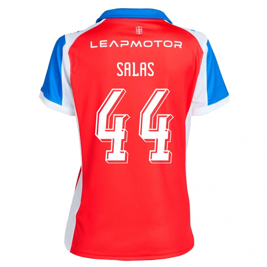 גברים כדורגל José Salas #44 אדום כחול הרחק ג'רזי 2026/27