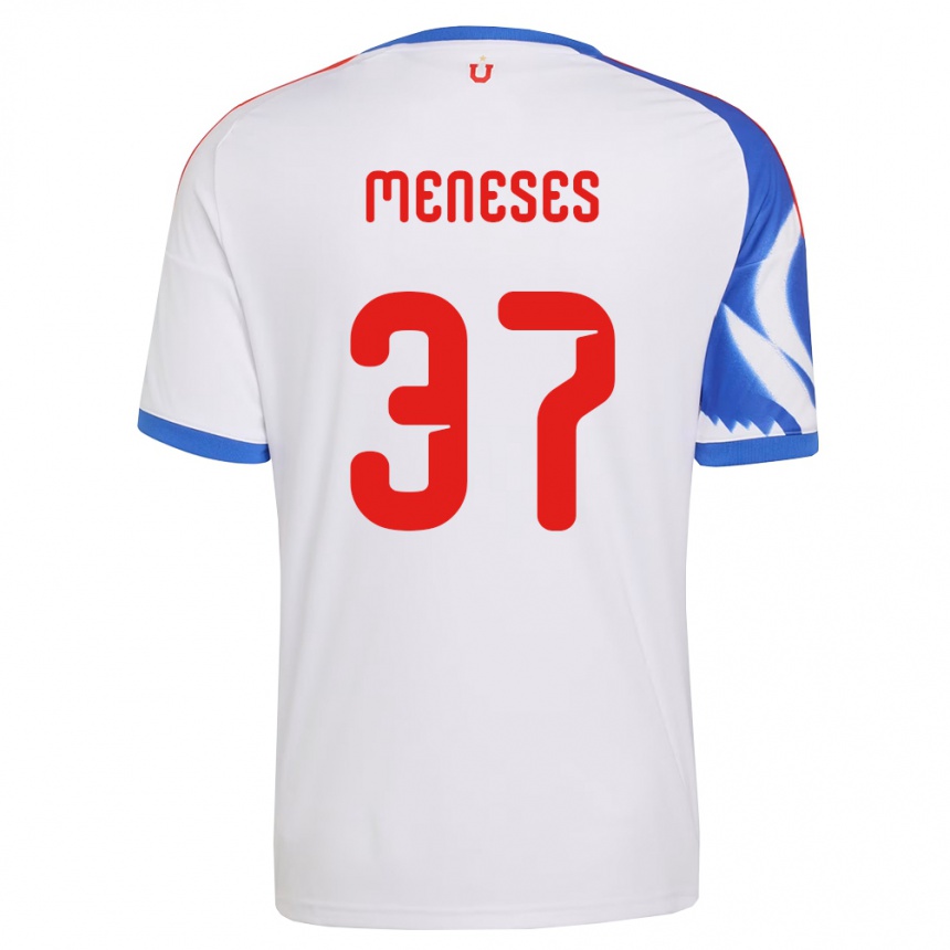 גברים כדורגל Tomás Meneses #37 לבן כחול צי הרחק ג'רזי 2026/27