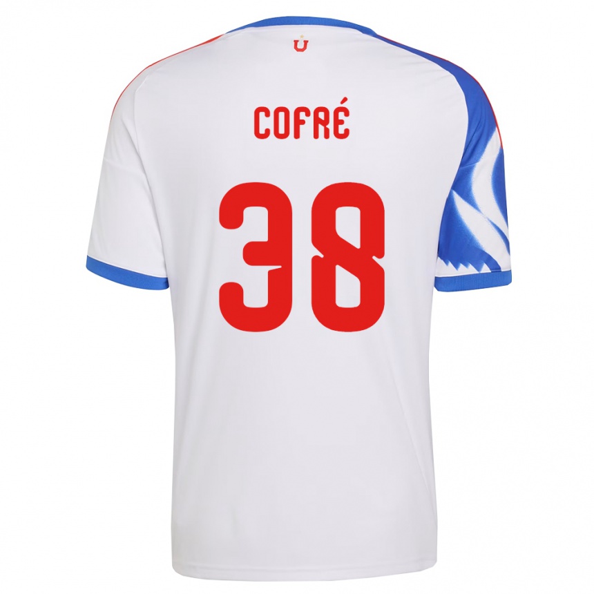 גברים כדורגל Diego Cofré #38 לבן כחול צי הרחק ג'רזי 2026/27