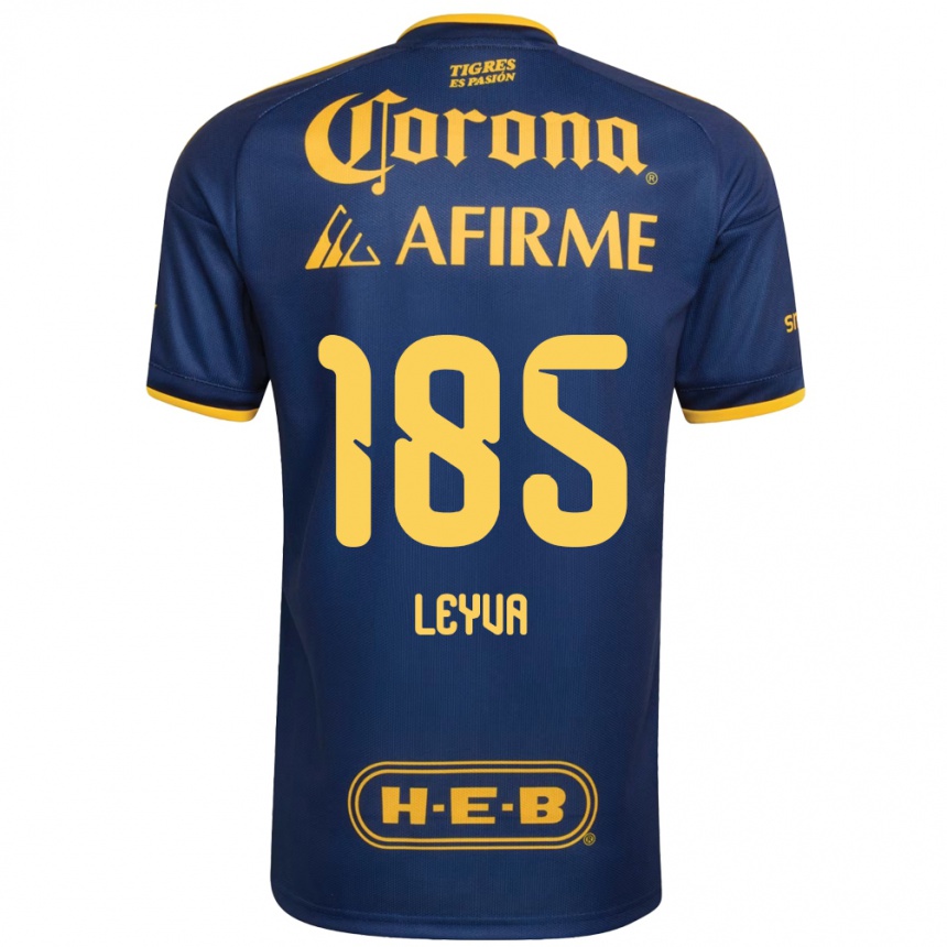 גברים כדורגל Jorge Leyva #185 כחול מלכותי צהוב הרחק ג'רזי 2026/27