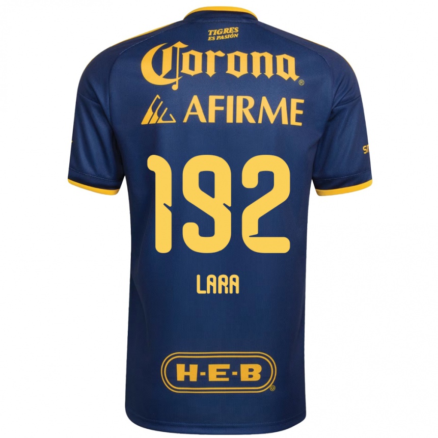 גברים כדורגל Miguel Lara #192 כחול מלכותי צהוב הרחק ג'רזי 2026/27