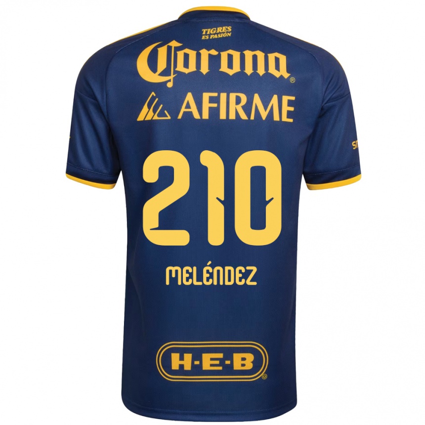 גברים כדורגל Marcelo Meléndez #210 כחול מלכותי צהוב הרחק ג'רזי 2026/27
