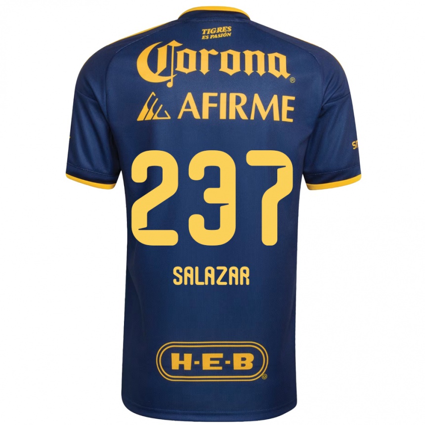 גברים כדורגל Bryan Salazar #237 כחול מלכותי צהוב הרחק ג'רזי 2026/27