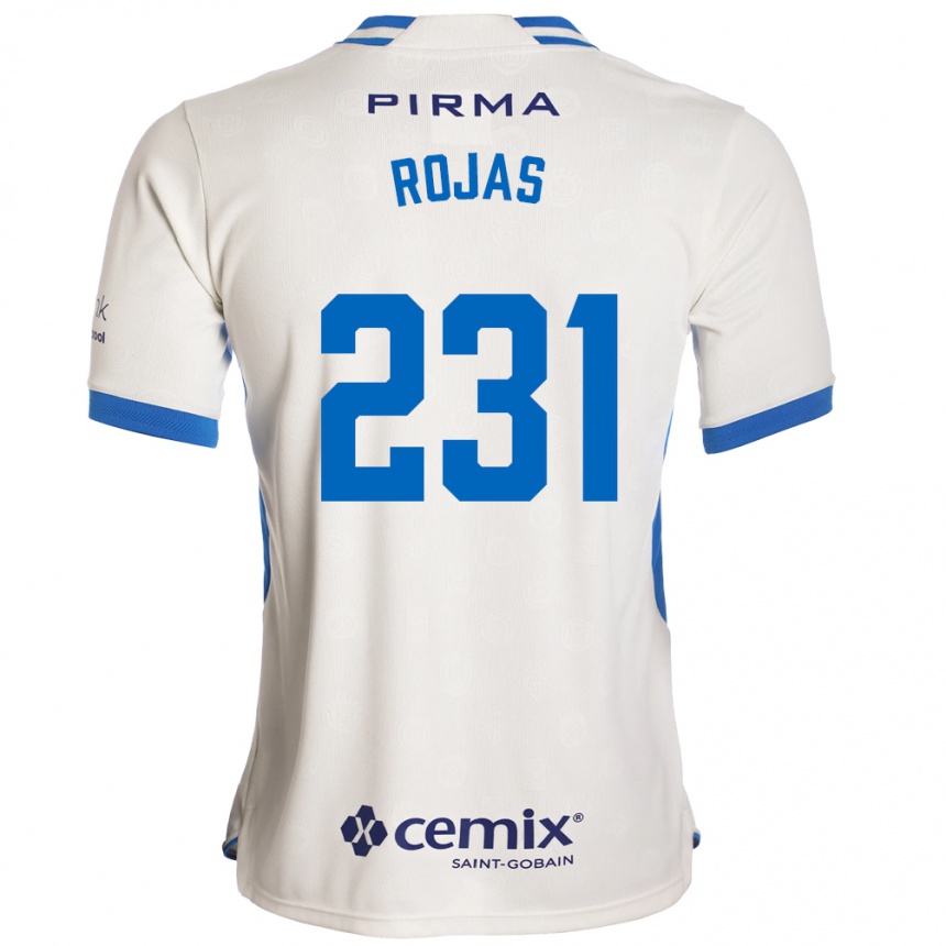 גברים כדורגל Ramiro Rojas #231 לבן כחול אדום הרחק ג'רזי 2026/27