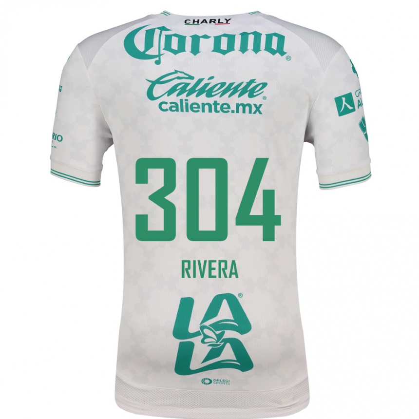 גברים כדורגל Jorge Rivera #304 ירוק בהיר לבן הרחק ג'רזי 2026/27