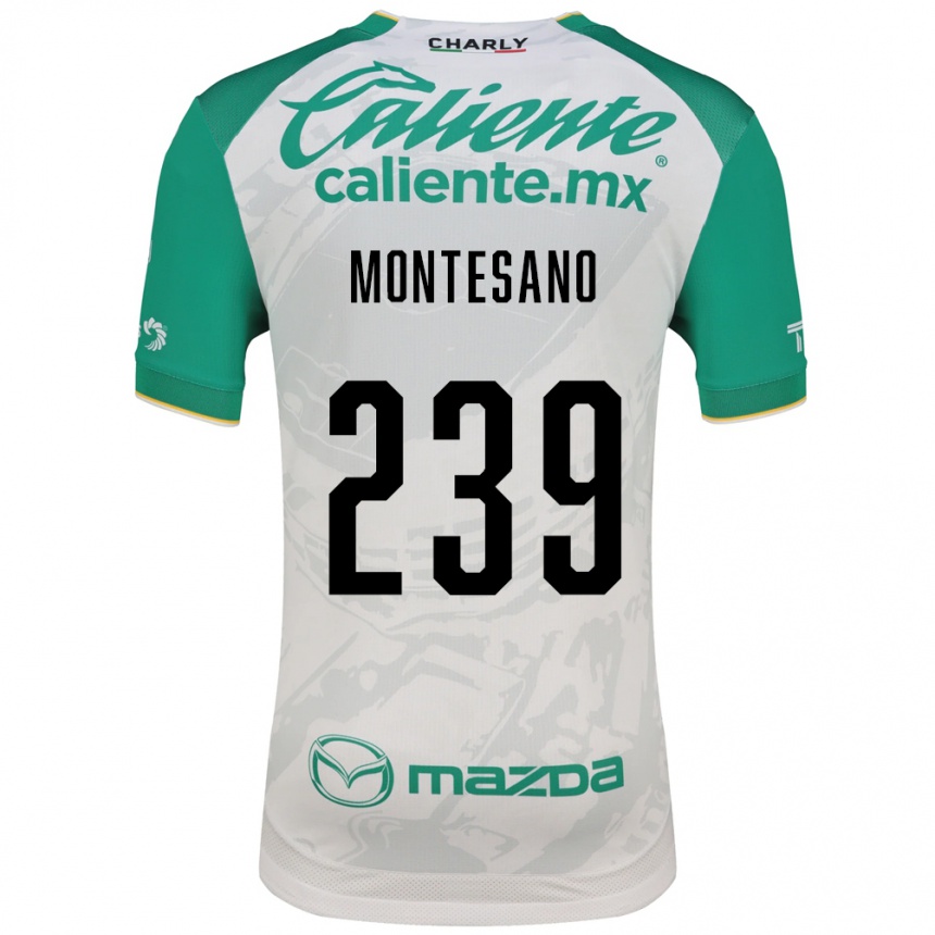 גברים כדורגל Jesús Montesano #239 ירוק בהיר לבן הרחק ג'רזי 2026/27