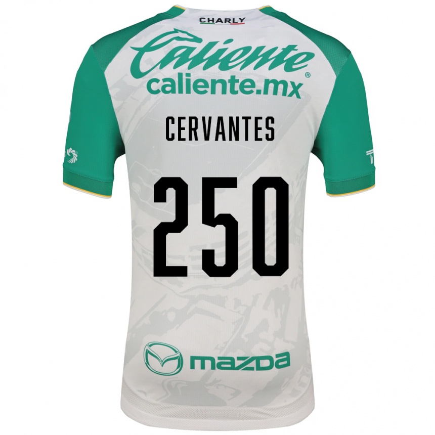 גברים כדורגל Christian Cervantes #250 ירוק בהיר לבן הרחק ג'רזי 2026/27