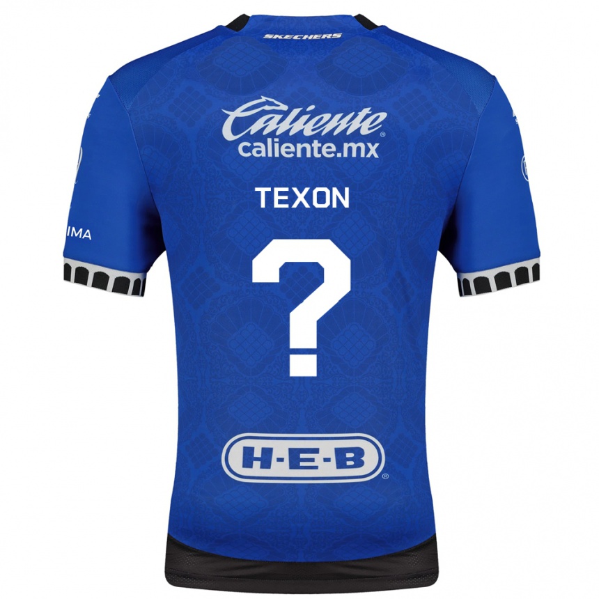 גברים כדורגל Vianney Texon #0 כחול מלכותי לבן שחור הרחק ג'רזי 2026/27