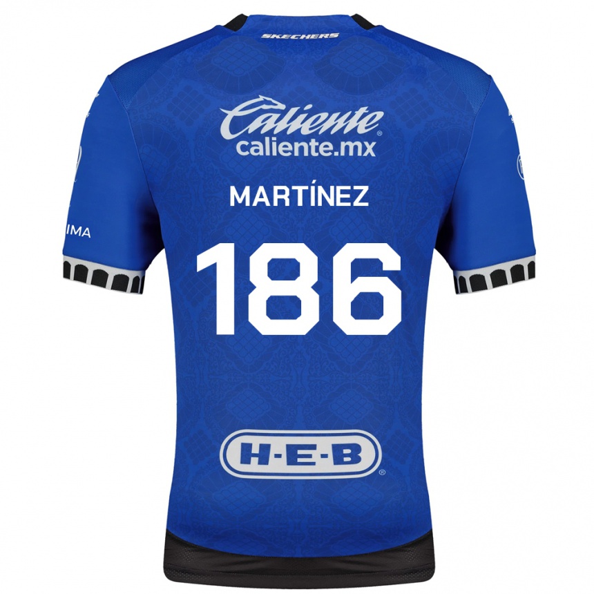 גברים כדורגל Leonardo Martínez #186 כחול מלכותי לבן שחור הרחק ג'רזי 2026/27