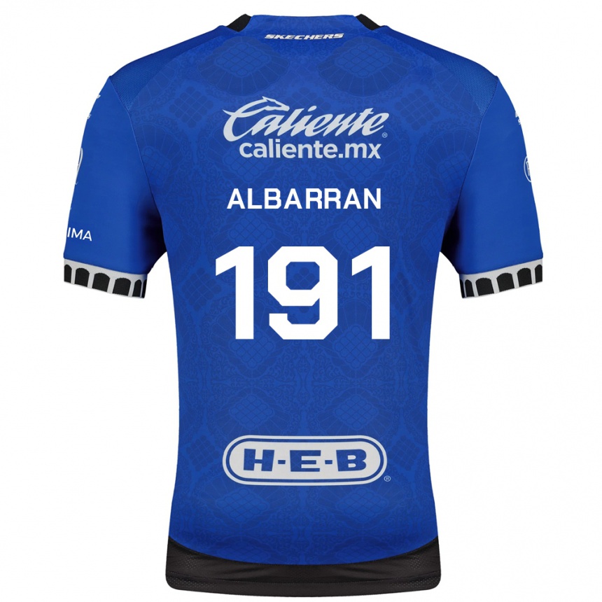 גברים כדורגל Emilio Albarran #191 כחול מלכותי לבן שחור הרחק ג'רזי 2026/27