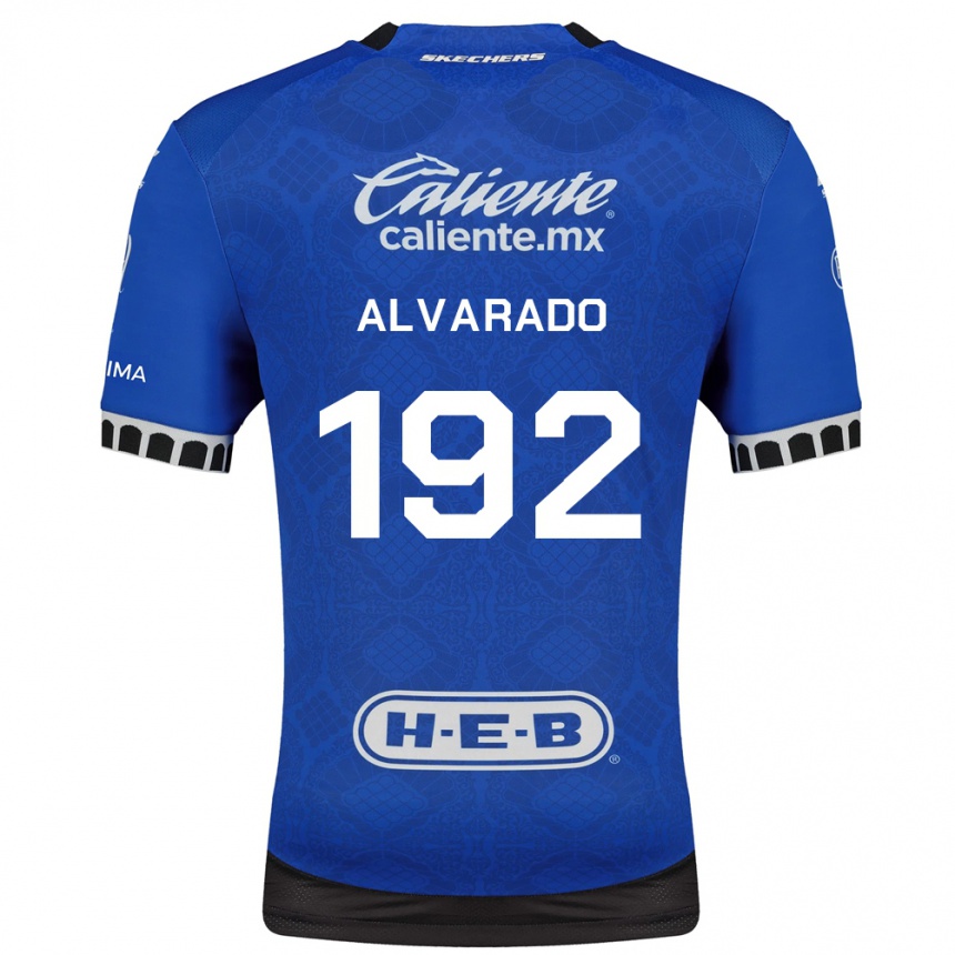 גברים כדורגל Edwin Alvarado #192 כחול מלכותי לבן שחור הרחק ג'רזי 2026/27