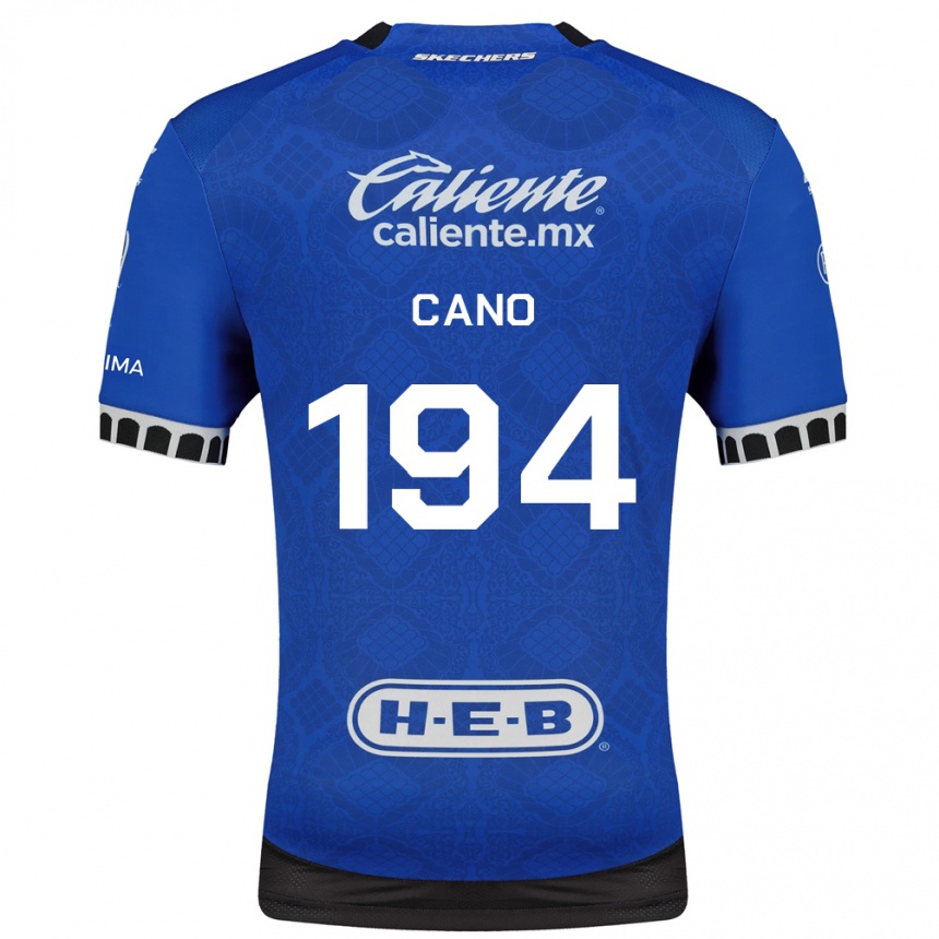 גברים כדורגל Juan Cano #194 כחול מלכותי לבן שחור הרחק ג'רזי 2026/27