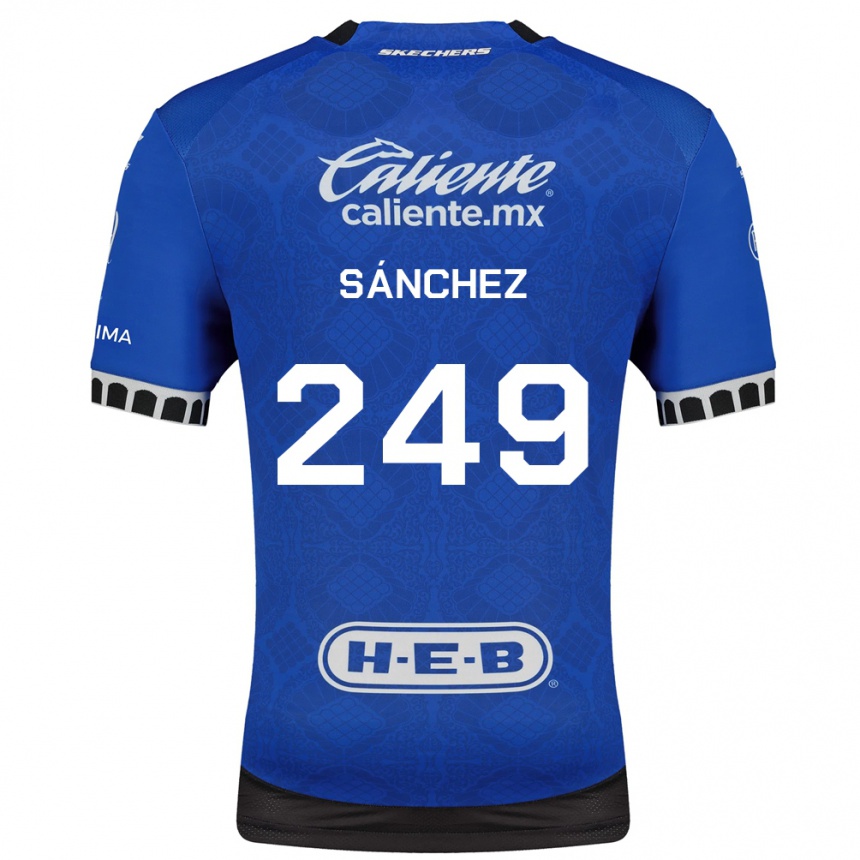 גברים כדורגל Sergio Sánchez #249 כחול מלכותי לבן שחור הרחק ג'רזי 2026/27