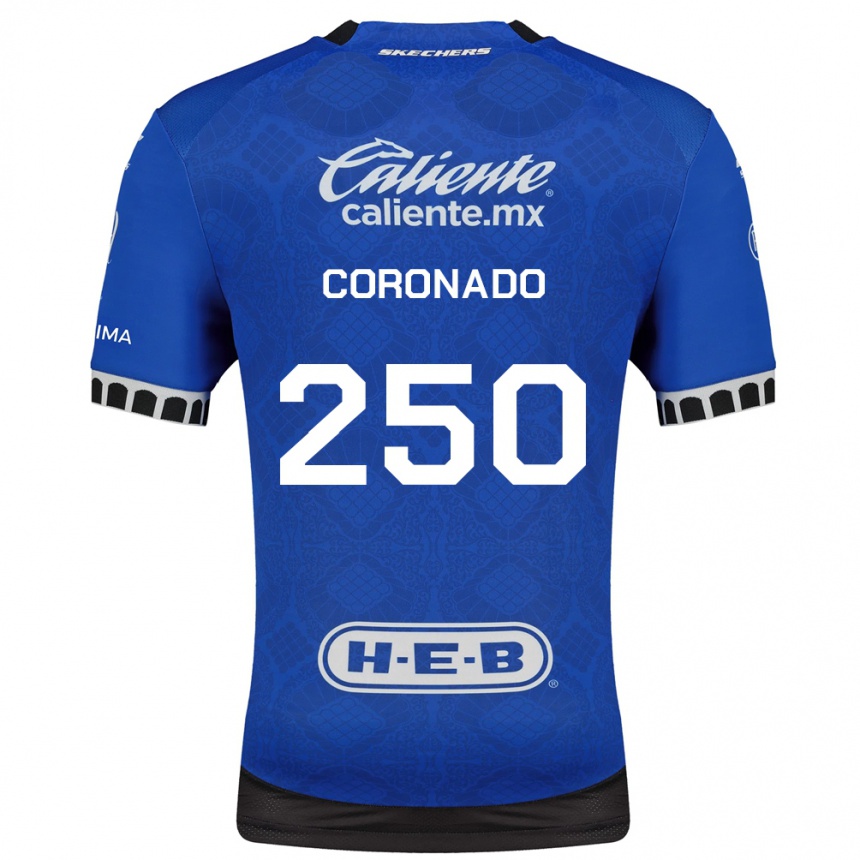 גברים כדורגל Maximiliano Coronado #250 כחול מלכותי לבן שחור הרחק ג'רזי 2026/27