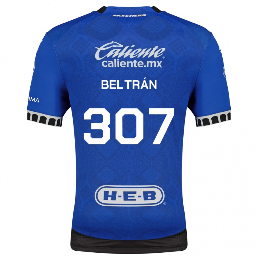 גברים כדורגל Gael Beltrán #307 כחול מלכותי לבן שחור הרחק ג'רזי 2026/27