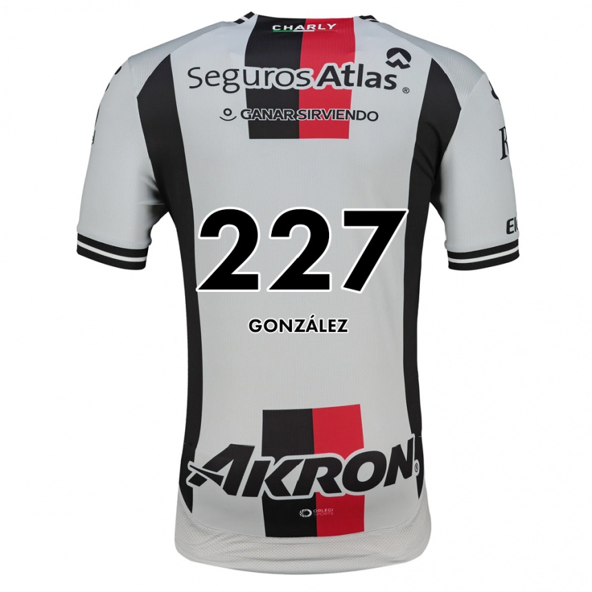 גברים כדורגל Rodolfo González #227 לבן אדום שחור הרחק ג'רזי 2026/27