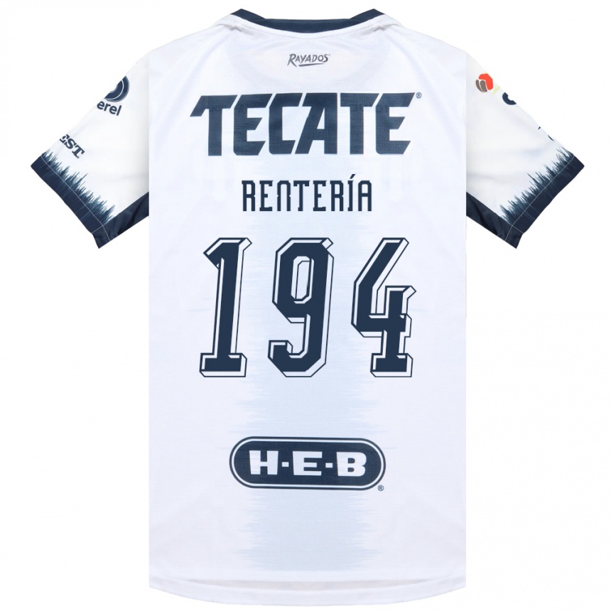 גברים כדורגל Ricardo Rentería #194 לבן כחול דיו אדום הרחק ג'רזי 2026/27 גברים כדורגל Ricardo Rentería #194 לבן כחול דיו אדום הרחק ג'רזי 2026/27