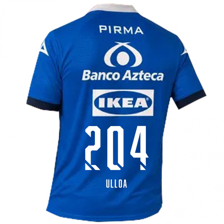 גברים כדורגל Santiago Ulloa #204 כחול לבן הרחק ג'רזי 2026/27