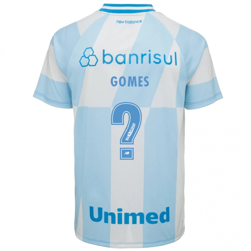 גברים כדורגל Rafael Gomes #0 כחול בהיר לבן הרחק ג'רזי 2026/27