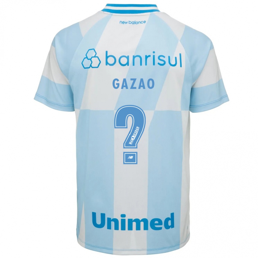 גברים כדורגל גזאו #0 כחול בהיר לבן הרחק ג'רזי 2026/27 גברים כדורגל גזאו #0 כחול בהיר לבן הרחק ג'רזי 2026/27