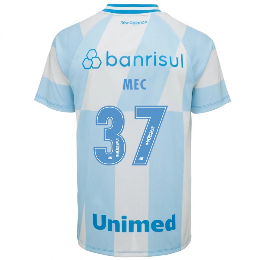 גברים כדורגל Gabriel Mec #37 כחול בהיר לבן הרחק ג'רזי 2026/27