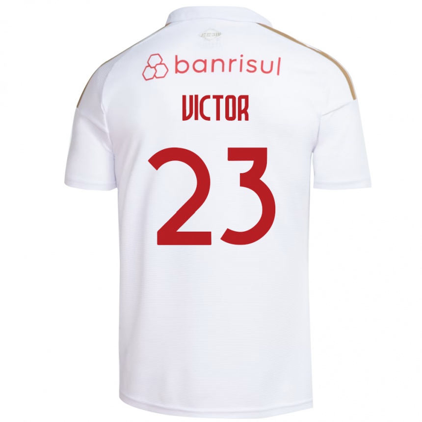 גברים כדורגל Paulo Victor Vidotti #23 אדום לבן הרחק ג'רזי 2026/27