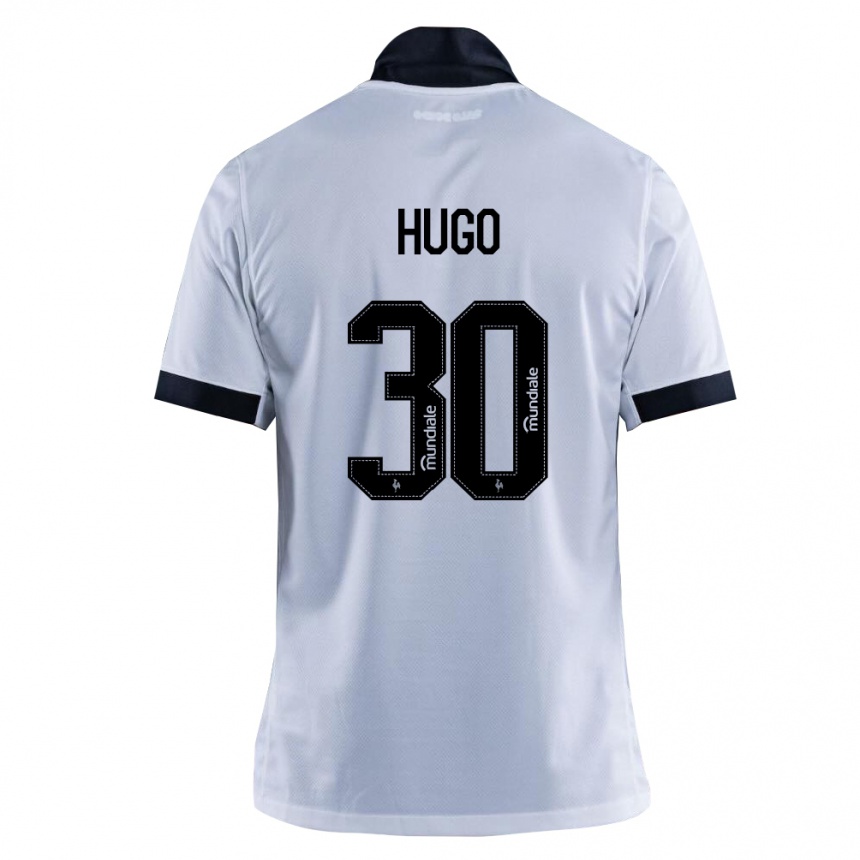 גברים כדורגל Victor Hugo #30 שחור לבן הרחק ג'רזי 2026/27 גברים כדורגל Victor Hugo #30 שחור לבן הרחק ג'רזי 2026/27