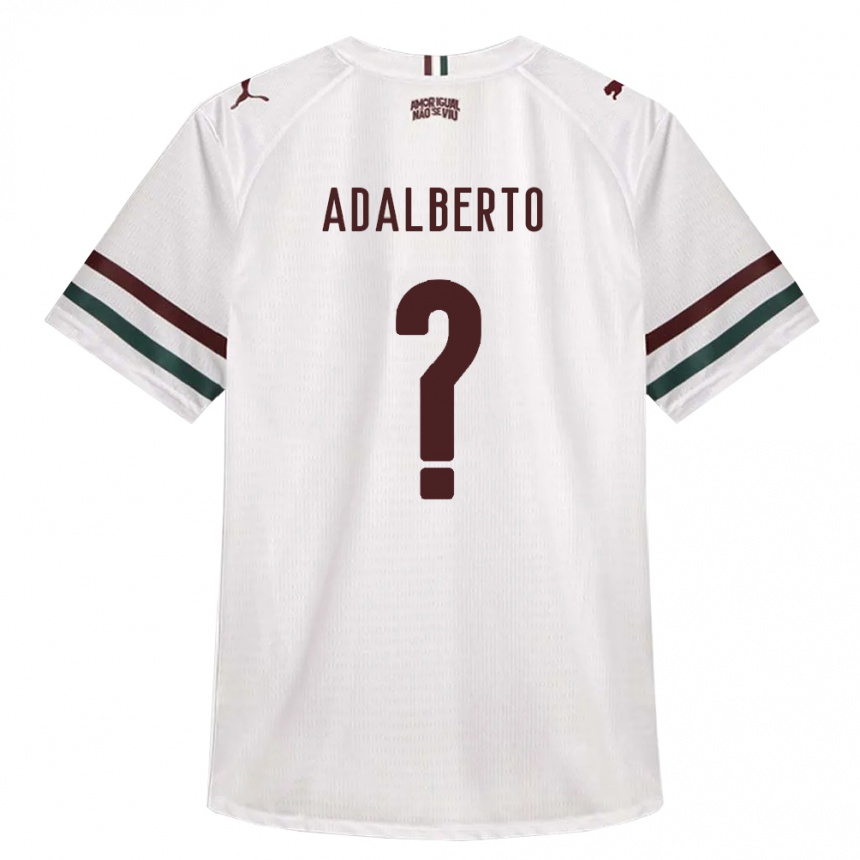 גברים כדורגל Adalberto #0 לבן ירוק בורדו הרחק ג'רזי 2026/27